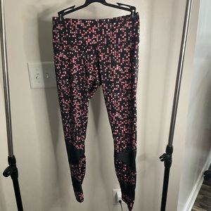 Pink and Black Athletic Leggings